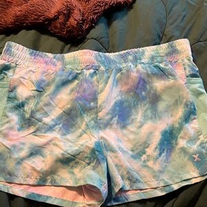 Women's Xersion Quick Dri Tie-Dye Running Athletic Shorts XL NEW w/o tags
